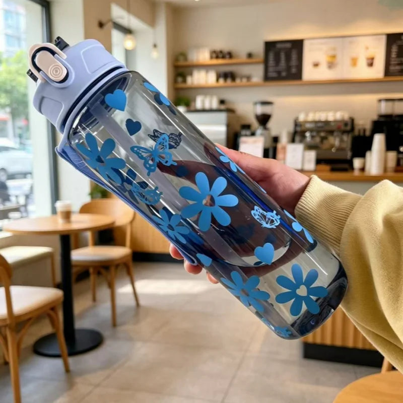 27oz Motivational Sports Water Bottle